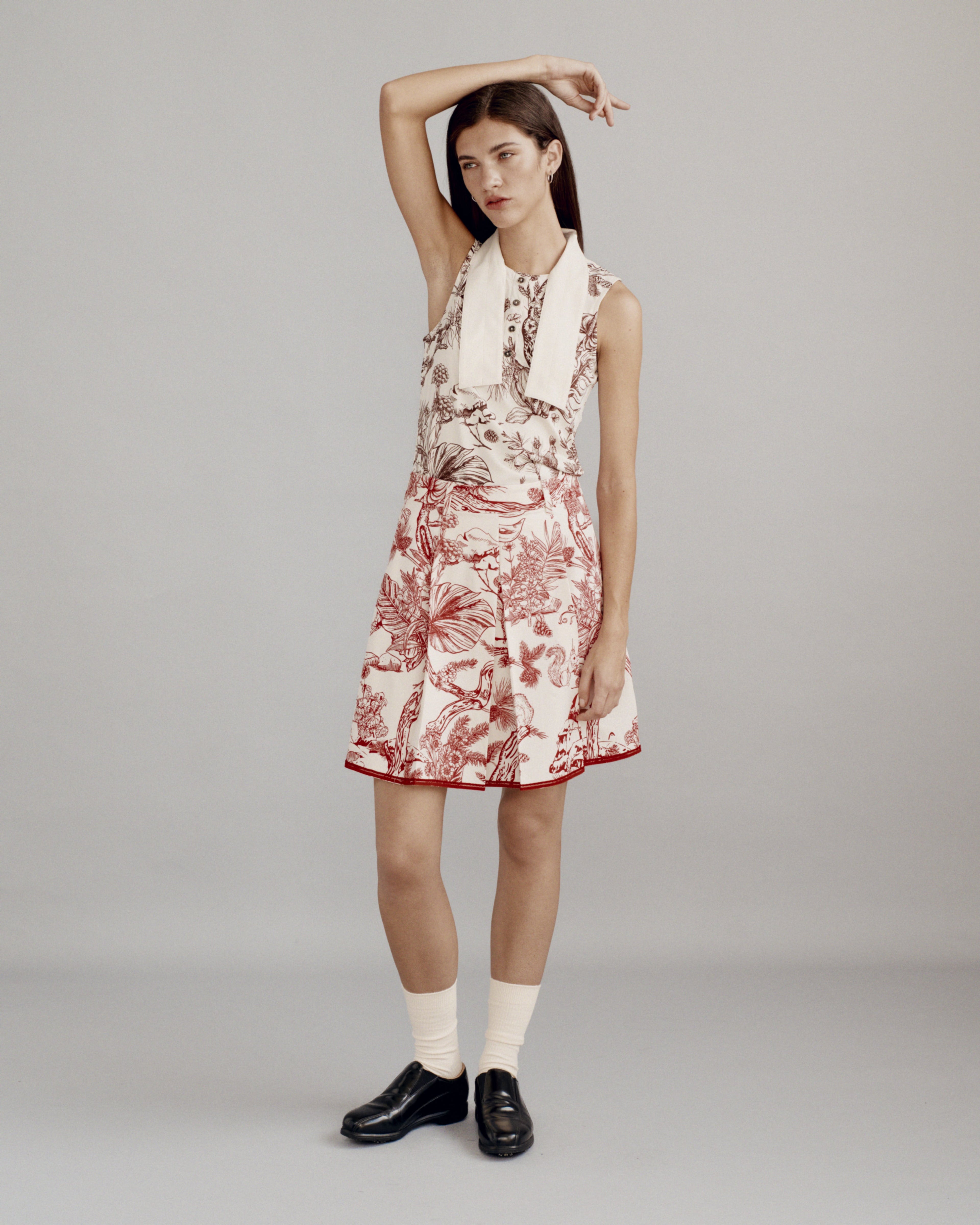 Tie Collar Top