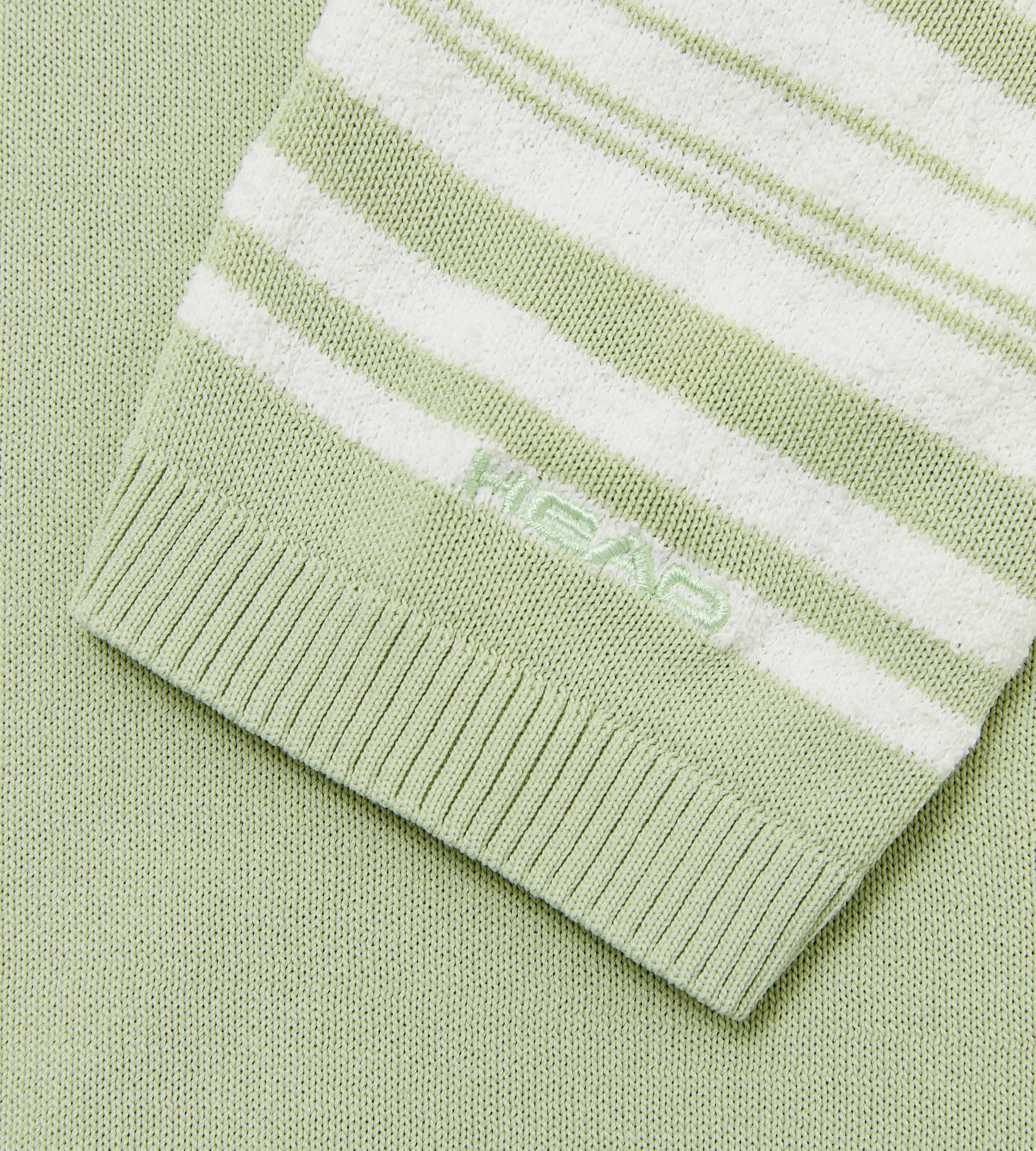 Stripe Knit Polo