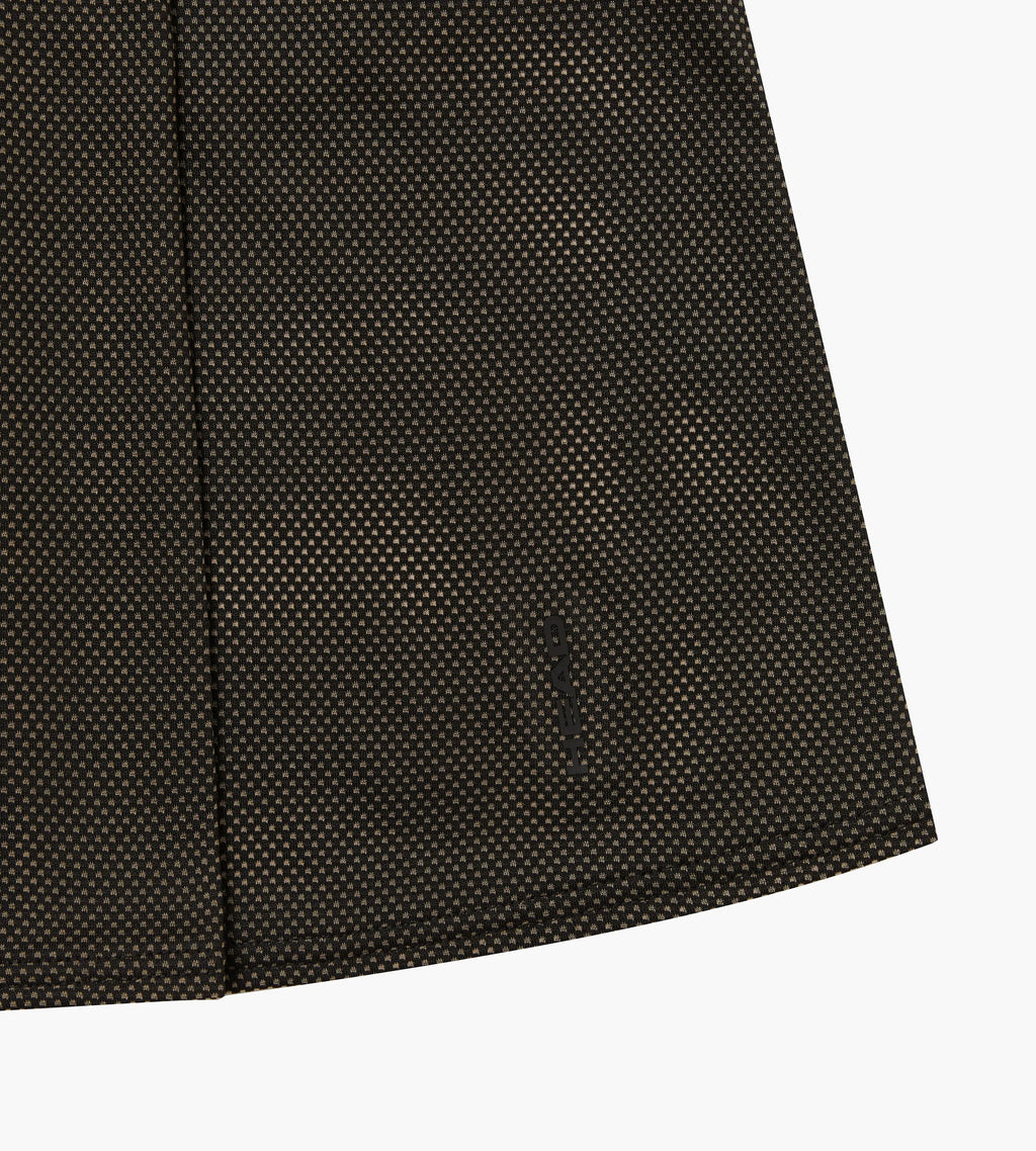 Bound Box Pleat Skirt