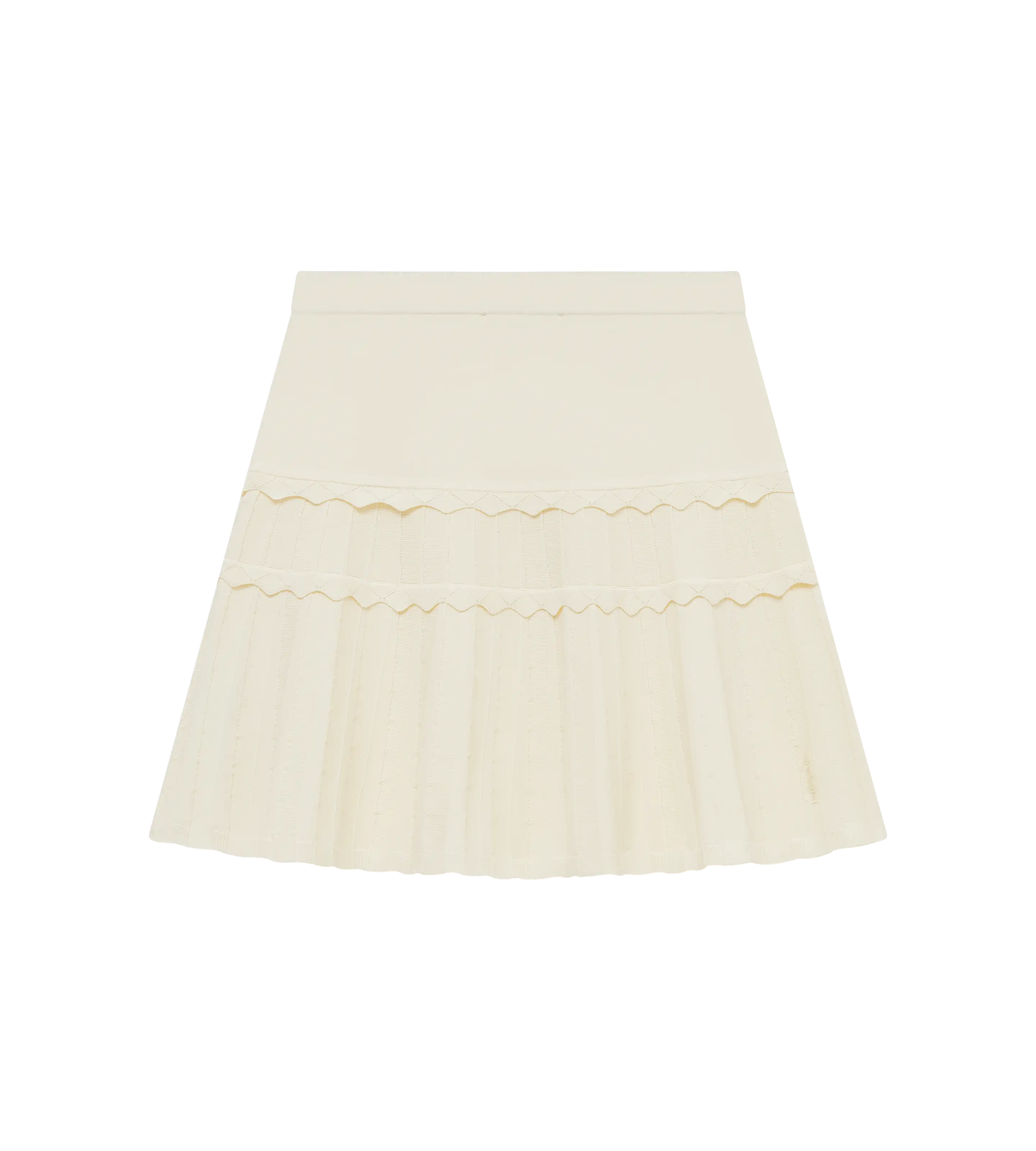 Eyelet Knit Skirt