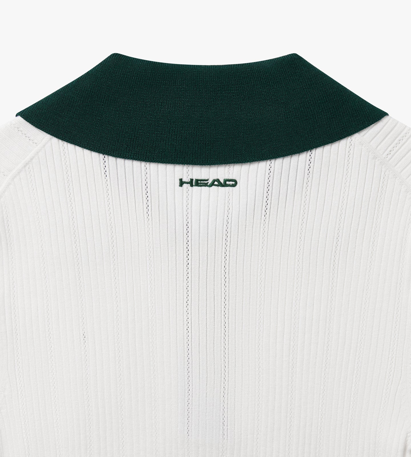 Long Sleeve Pointelle Knit Polo