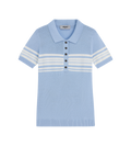 Stripe Knit Polo